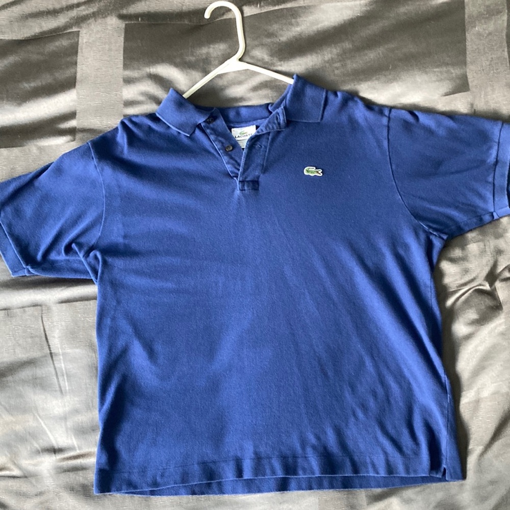 Lacoste Polo , Blue, Size 6 (L)
